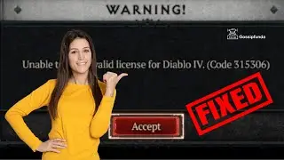 ERROR: Unable to find Diablo license (Code 315306)