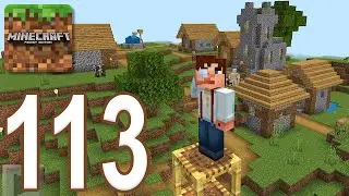 Minecraft: Pocket Edition - Gameplay Walkthrough Part 113 - Village (iOS, Android)