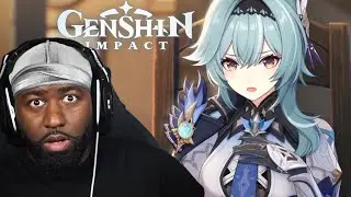 Eula Character Teaser REACTION - Midnight Encounter at the Tavern | Genshin Impact