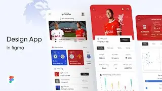 Soccer App UI Design in Figma For Beginners | Figma Tutorial
