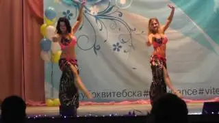Дуэт Хотянович Ольга и Федулова АЛина  Кубок Витебска 2016