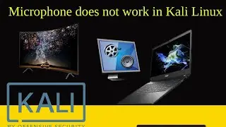 Microphone does not work in Kali Linux screencast