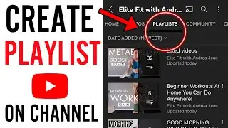 How to Create a Playlist on YouTube Channel (2022-2023) + Mobile Phone (genius) - WATCH THIS