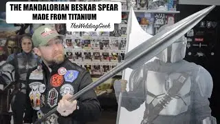 THE MANDALORIAN SPEAR MADE FROM TITANIUM