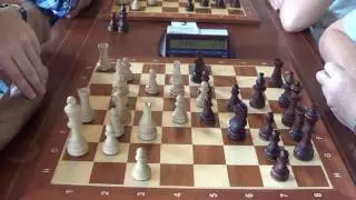 GM Arturs Neiksans - GM Evgeny Sveshnikov, Sicilian Rossolimo Variation, live blitz chess