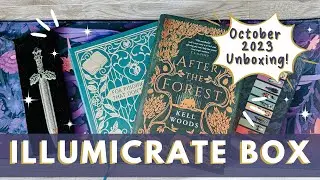 October 2023 Illumicrate Unboxing // Stunning Book, a Gorgeous Journal, and Fun Swag!