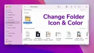 How to change Mac folder icons and color