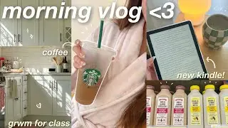 spend the morning with me! ☕️ updates, grwm for school, facetime style