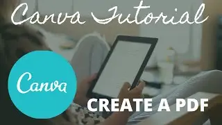 How To Create A PDF For Free Using Canva