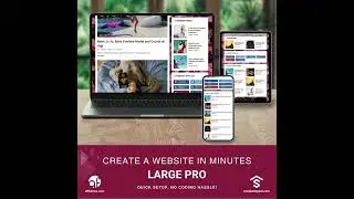 🚀 Large Pro: Your Dream Site in Minutes! One-Click Import, Zero Coding Hassles! ✨