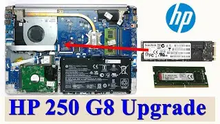 HP 250 G8 Upgrade | M.2 PCIe SSD Upgrade | Disassembly | 2022