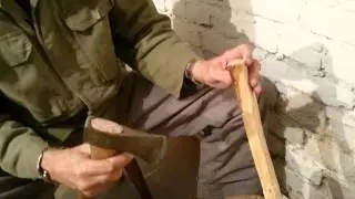 Wykonanie trzonka siekiery.