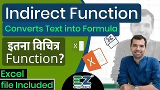 Indirect Function of Excel - Converts Text to part of Formula, Best for Variable Reference