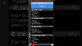 If-Else in CPP vs Java vs C# vs Python 
