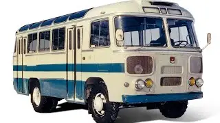 Автобус ПАЗ-672 / Ретро автобус / Советский автобус ПАЗ-672 / Ретро техника СССР
