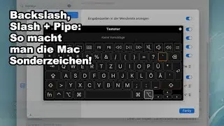 Slash und Backslash am Mac: So macht man den Schrägstrich + senkrechten Strich!