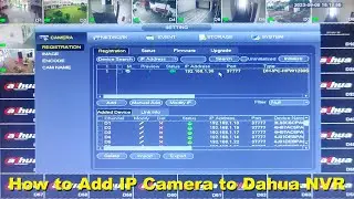 How to Add /Install IP Network Cameras on Dahua NVR | Activate IPC