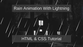 CSS Rain Animation Tutorial | 