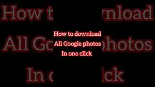 How to Download all Google Photos in One Click | Google photos ko Gallery me kaise Laye 