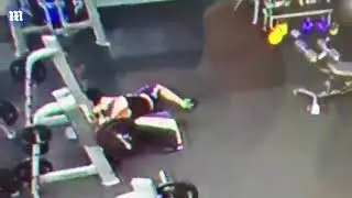 120кг. штанга придавила спортсмена!