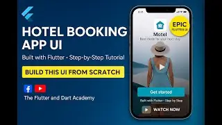 Complete Hotel Booking App UI Design in Flutter – Full Tutorial