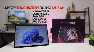 BARU LAGI.. Tetep Salah Harga!!Laptop 2-in-1, Core i3, Ada Stylus: Unboxing ADVAN 360 Stylus Pro