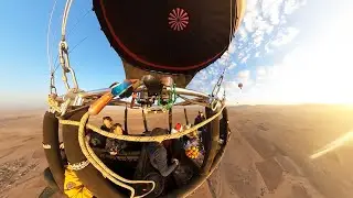FLYING HOT AIR BALLOON IN MOROCCO WITH FRUITMAN #marokko #flying #balloonflightsmarocco #insta360