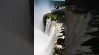 Водопад Виктория в Замбии с FPV дрона, Африка 