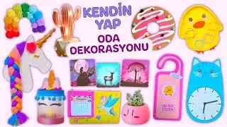 16 KENDİN YAP ODA DEKORU FİKRİ – UNICORN ODA DEKORU – SEVİMLİ DUVAR DEKORLARI VE DAHA FAZLASI…