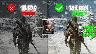 Black Myth Wukong stuttering and freezing problem fix ✅ | Black Myth Wukong FPS Boost Settings 📈