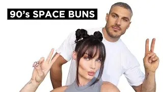 Making 90’s Inspired Space Buns | Chris Appleton Tutorial