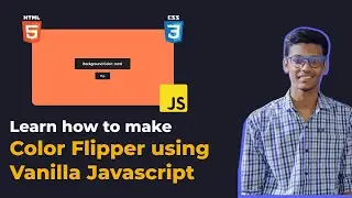 How to make Color Flipper in javascript  | #2 of 15 projects using Vanilla JavaScript | DoCoNation