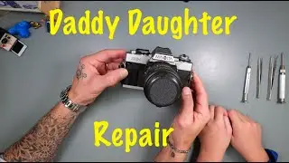 Daddy & Daughter Repair: Minolta XG1 Cleaning and Light Seal Replacement