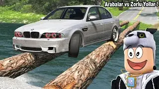 Arabalar vs Zorlu Yollar Bölüm 2 ! - Beamng.drive