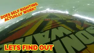 RC Boat Crash Self Righting TEST! POV