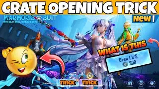 MARMORIS CRATE OPENING TRICK | Bgmi New Crate Opening Marmoris | New Bgmi marmoris X-Suit