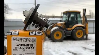 🚜Ремонт JCB 4CX🛠Замена ТЕРМОСТАТА👍🏻