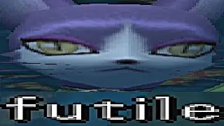 loser laughs himself sick over cat woman (.hack)