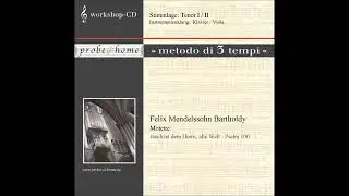 Jauchzet dem Herrn, alle Welt! - Mendelssohn - Tenore 1 - Tenor 1 - Kl-Viola - T1