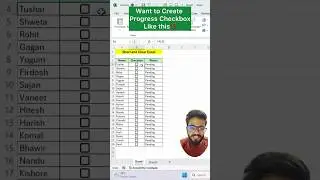 Progress Checkbox in Excel‼️ 