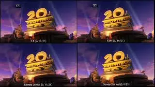 The Peanuts Movie intro on 4 Different Channels