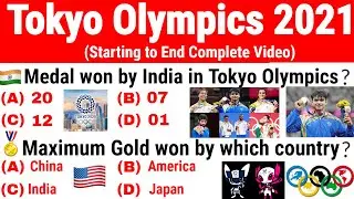 Tokyo Olympics 2021 Complete GK | Tokyo Olympic Important Questions | Current Affairs in English