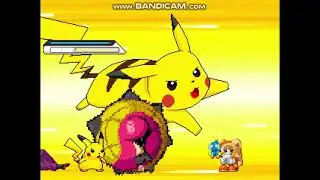 Mugen Arcade Cream the Rabbit & Pikachu