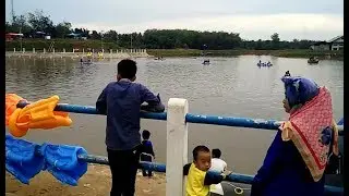 MyTrip: KEREN!!.. Embung SKPA Rokan Hulu Disulap Jadi Tempat Wisata Pemandian