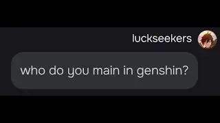 Asking "who do you main in genshin?" to Zenless Zone Zero Characters AI | ZZZ CharacterAI