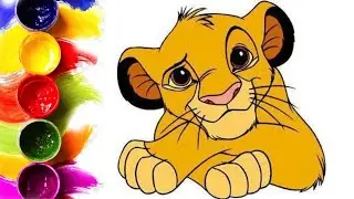Как нарисовать Симбу. Король лев. Симбаның суретін салу.How to draw Simba. Simba nasıl çizilir.