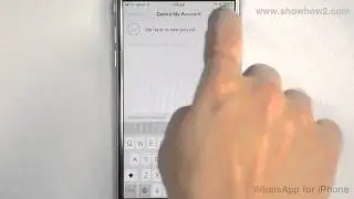 WhatsApp For iPhone - How To Delete Your Account