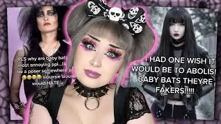Tiktok “Goths” are Bullying Baby Bats…