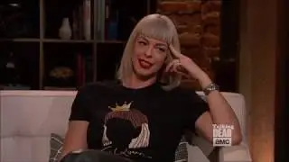 Talking Dead - Pollyanna McIntosh (Jadis) on hitting JDM with gun