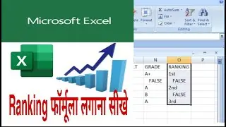 How to use Ranking Formula in excel | Ranking in excel sheet 2022 | MS Excel Dvi Formula in excle